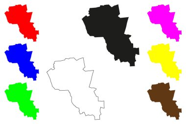 Alor Setar (Malezya) harita vektör çizimi, çizim Bandaraya Alor Setar haritası