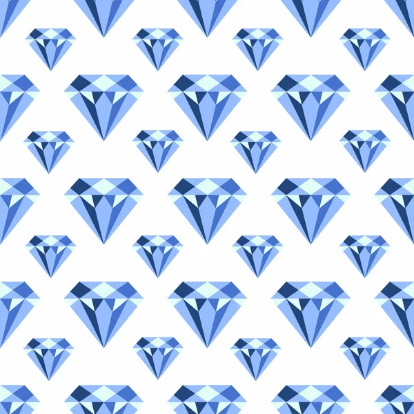 Векторный рисунок с бриллиантами. Бесшовный узор может быть использован для обоев, наполнителей шаблонов, фона веб-страницы, текстур поверхности и тканей . — стоковый вектор
