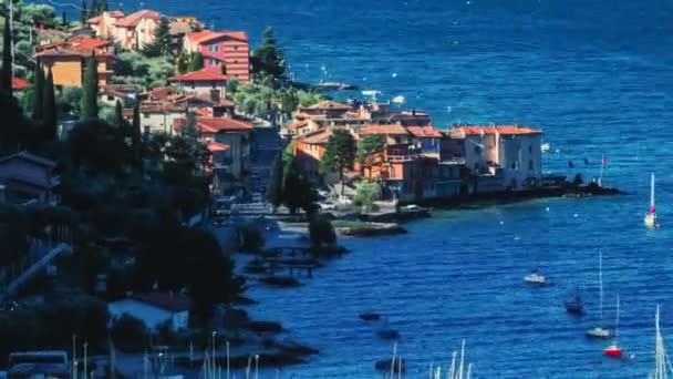 Lago Como. De Italia. Plazo de presentación . — Vídeo de stock