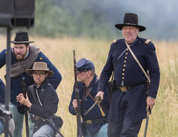  Amerikan İç Savaşı canlandırma Fullbright Park, sendika Gap, Washington üzerinde 17 Haziran 2018.