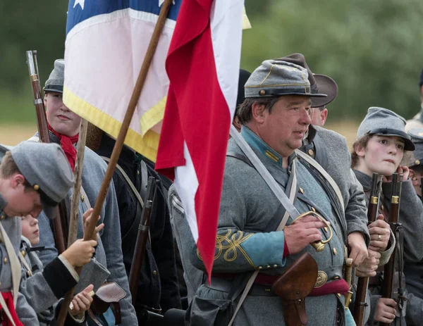  Amerikan İç Savaşı canlandırma Fullbright Park, sendika Gap, Washington üzerinde 17 Haziran 2018.