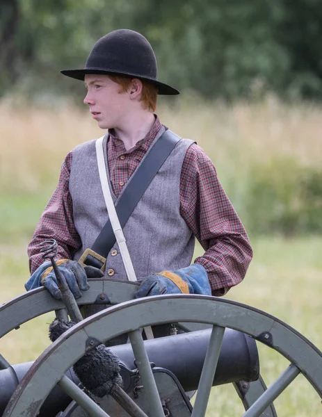  Amerikan İç Savaşı canlandırma Fullbright Park, sendika Gap, Washington üzerinde 17 Haziran 2018.