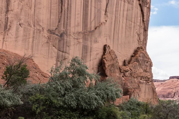 Landskapet Från Inuti Canyon Golvet Canyon Chelly Chinle Arizona — Stockfoto