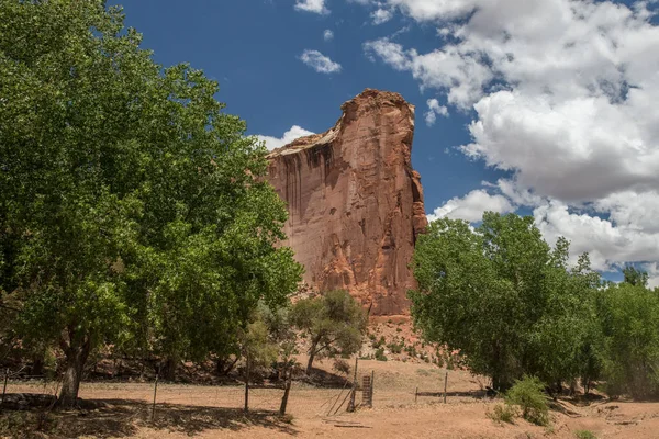 Пейзаж Скал Песчаника Внутри Национального Памятника Каньон Шелли Чинле Аризона — стоковое фото