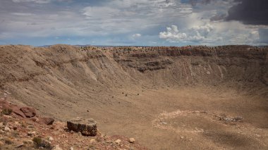 Meteor Crater near Winslow, Arizona. clipart