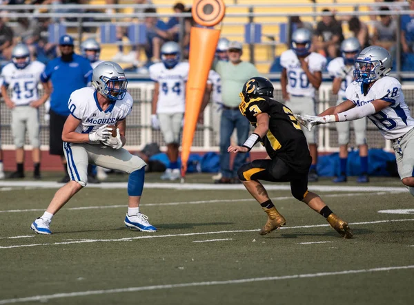 Mcqueen lise vs kurumsal Redding, California ile futbol eylem. 24 Ağustos 2018