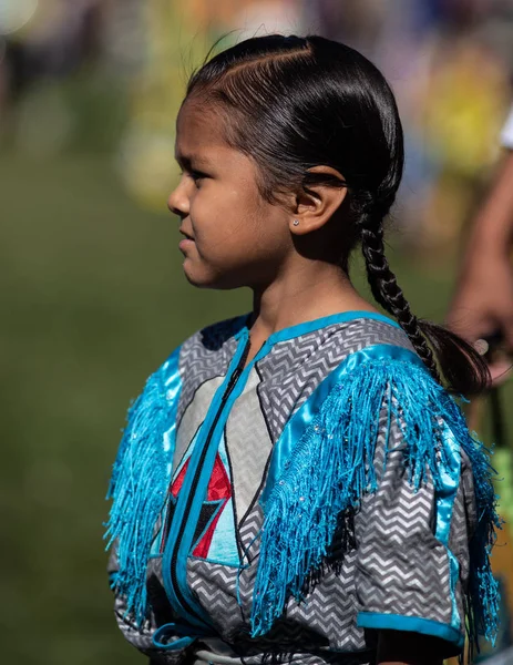Stillwater Pow Wow Anderson California Yerli Amerikan Tarzı Dans Katılımcı — Stok fotoğraf