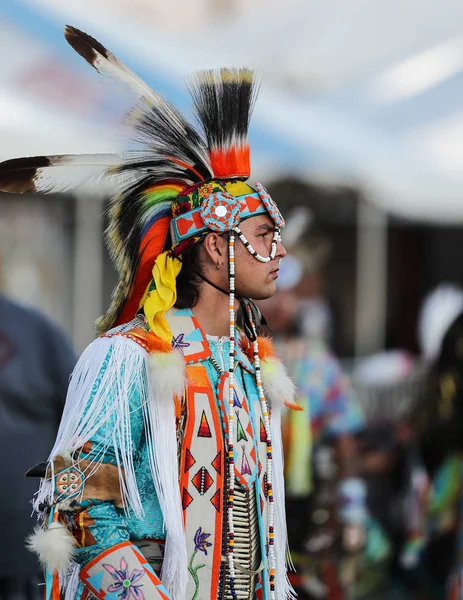 America Beads Dance Dancing Fairgrounds Feathers Idaho Indian Julymash Native — Stock Photo, Image