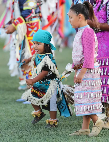 Amerika Gyöngyök Tánc Tánc Fairgrounds Tollak Idaho Indiai Julymash Indiánok — Stock Fotó