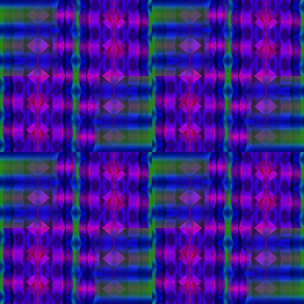 Abstrakt Geometrisk Bakgrund Regelbundna Diamant Mönster Mörkblå Grön Violett Och — Stockfoto