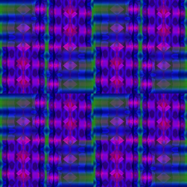 Fundo Geométrico Abstrato Padrão Diamante Regular Azul Escuro Verde Violeta — Fotografia de Stock