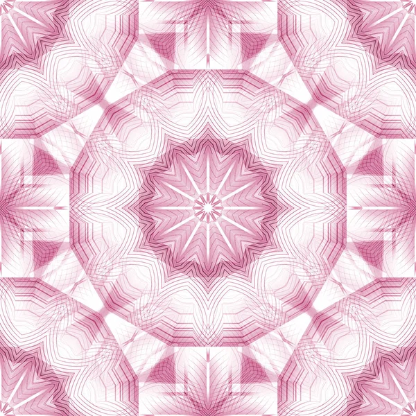 Abstracte Geometrische Achtergrond Reguliere Ronde Delicate Sier Patroon Wit Roze — Stockfoto