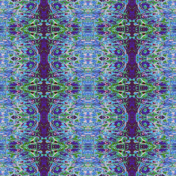 Sfondo Geometrico Astratto Verticalmente Modello Ornamentale Regolare Blu Viola Verde — Foto Stock
