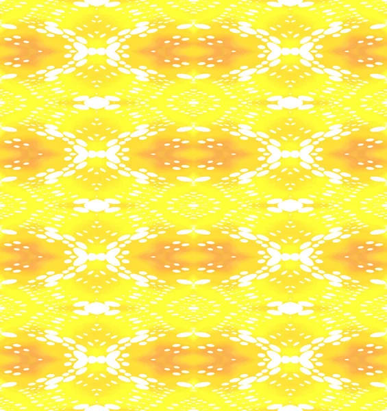 抽象的な幾何学的なシームレスな背景多色 オレンジ オッシャーを持つ通常の白い楕円パターン — ストック写真