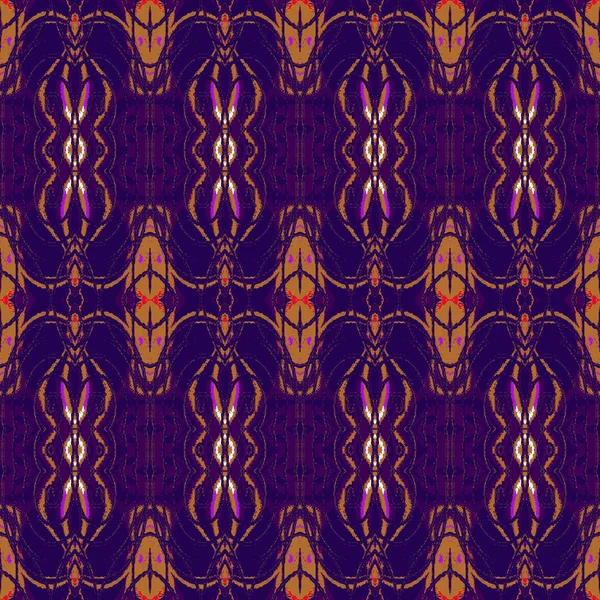 抽象的な幾何学的背景 規則的な観賞用パターン紫 オーチャー 紫と白 華やかで夢 — ストック写真