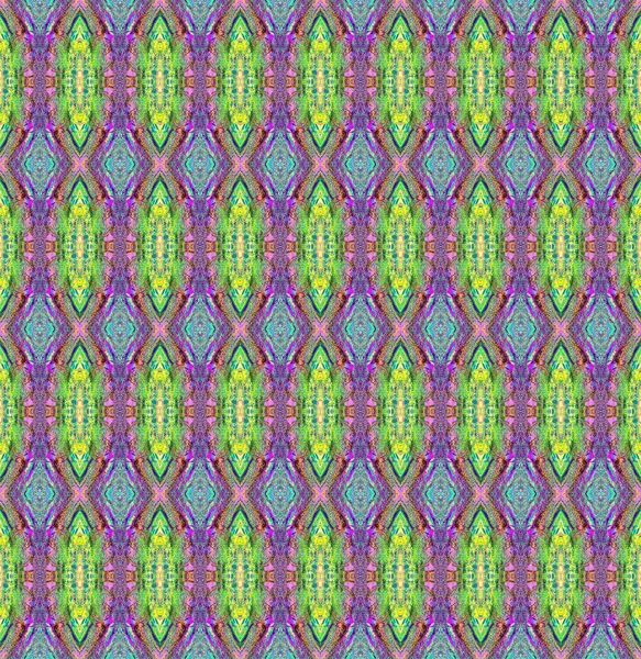 Abstrakt Geometrisk Sömlös Bakgrund Mångfärgade Vanligt Diamantmönster Ljusgrön Lila Violett — Stockfoto