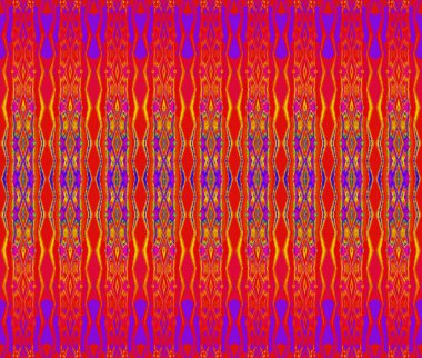 Soyut çok renkli arkaplan. Normal süs desenli kırmızı vioolet mor yatay olarak.