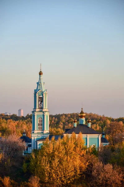 Moscú Rusia Octubre 2018 Iglesia Natividad Santísima Virgen María Krylatskie — Foto de Stock
