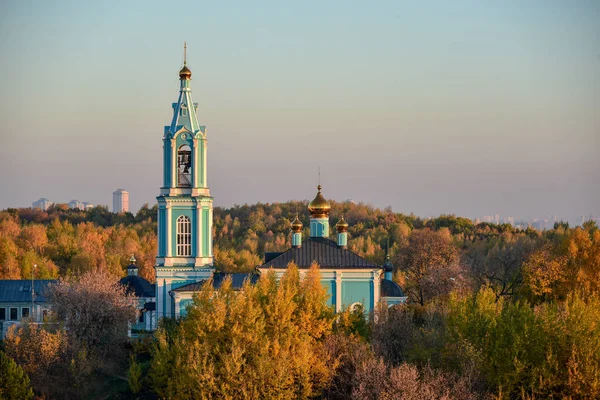 Moscú Rusia Octubre 2018 Iglesia Natividad Santísima Virgen María Krylatskie — Foto de Stock