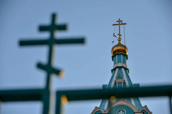 Moscú Rusia Octubre 2018 Iglesia Natividad Santísima Virgen María Krylatskie —  Fotos de Stock