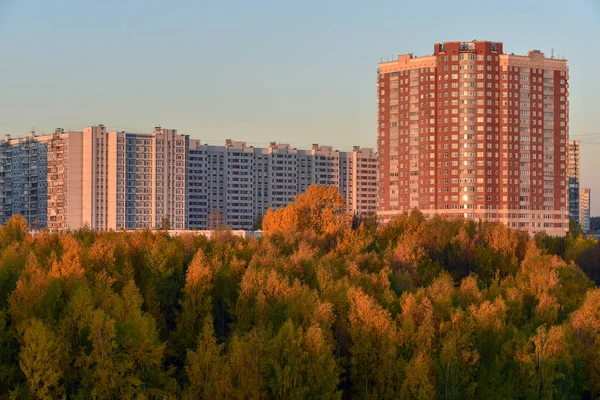 Vista Del Krylatskiye Kholmy Frente Distrito Krylatskoye — Foto de Stock