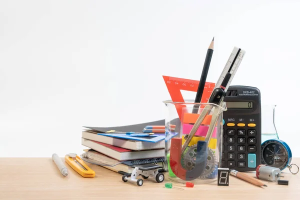 Equipos Educación Stem Ciencia Tecnología Ingeniería Matemáticas Concepto Educación Stem — Foto de Stock