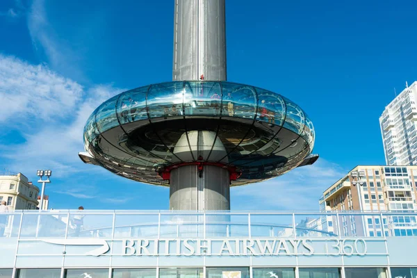 Брайтон Англия Октября 2018 Года Башня British Airways I360 Является — стоковое фото