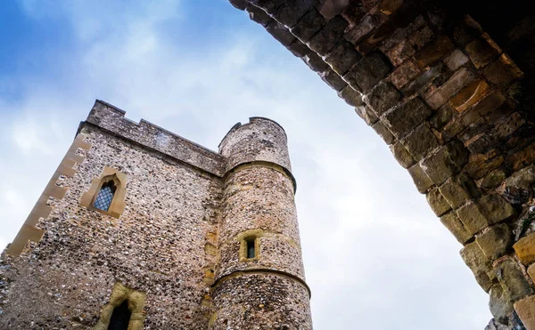 Primo Piano Dell Ingresso Fuori Dal Castello Lewes East Sussex — Foto Stock