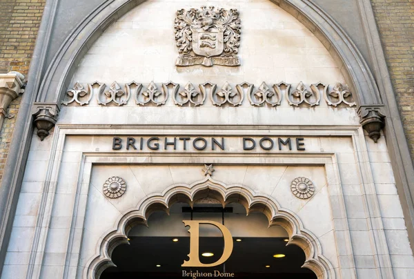 Brighton England October 2018 Entrance Brighton Dome Здание Сдается Аренду — стоковое фото