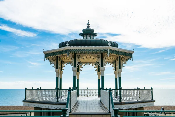 Brighton Pier Beach Victorian Bandstand Octagonal Pavilion Chinese Indian Style — стокове фото