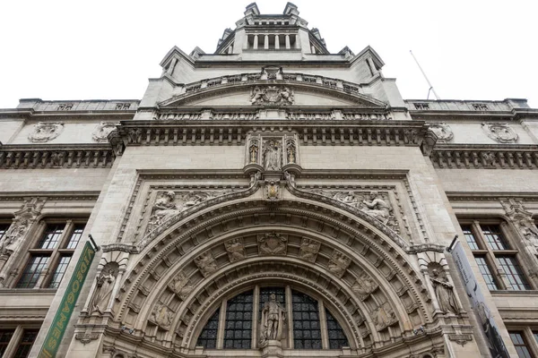 Вход Фасад Музея Виктории Альберта Красивыми Архитектурными Деталями Кенсингтоне Лондон — стоковое фото
