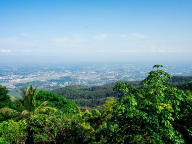 Wat Phrathat Doi Chiang Mai, Tayland Mayıs 2018 Suthep tapınakta görünümü
