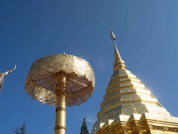 Tempio Wat Phrathat Doi Suthep Chiang Mai Thailandia — Foto Stock