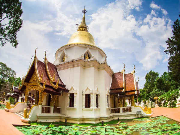 Wat Pa Dara Pirom Lanna mimarisi, Chiang Mai Tayland.