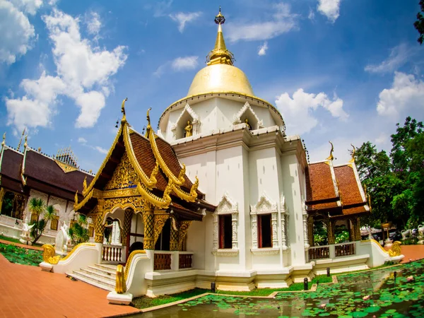 Wat Dara Pirom Lanna Architektur Chiang Mai Thailand — Stockfoto