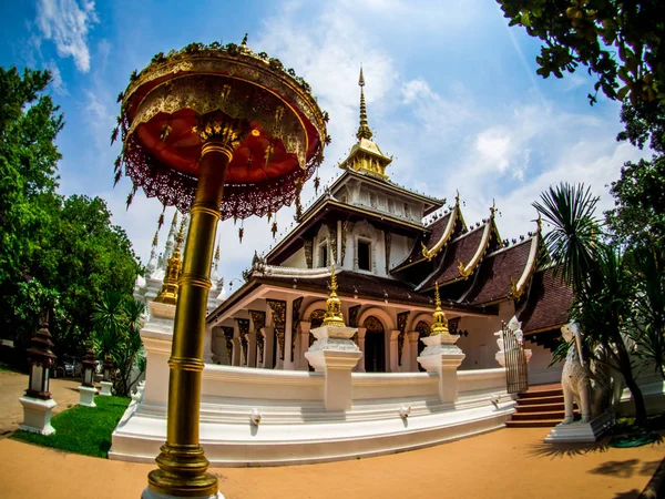 Wat Dara Pirom Lanna Architecture Chiang Mai Thailand — Stock Photo, Image