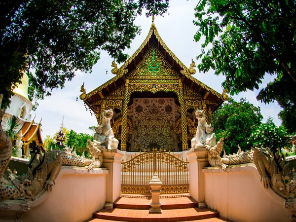 Wat Dara Pirom Lanna Architektur Chiang Mai Thailand — Stockfoto