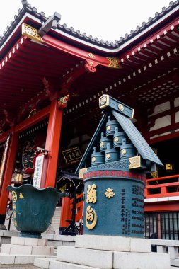Sensoji Tapınağı veya Asakusa Templetokyo, Japonya. Eylül 22, 2018.