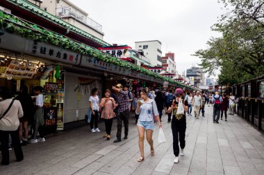 Sensoji Tapınağı veya Asakusa Templetokyo, Japonya. Eylül 22, 2018.