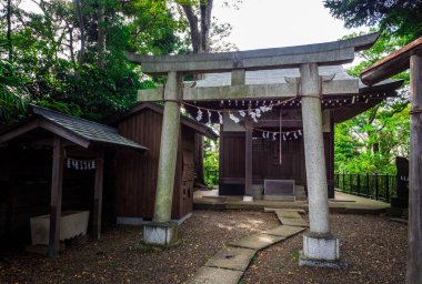 Kawagoe, bir küçük sokak, Saitama-ken, Japon, Eylül 2018 toplayan alanda Old Town.