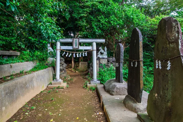 川越市風景 小さな通り 埼玉県 2018年 月の旧市街地区 — ストック写真