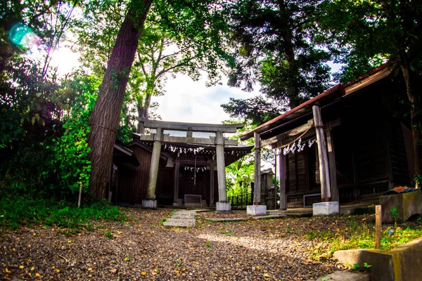 Área Cidade Velha Kawagoe Cenário Uma Pequena Rua Prefeitura Saitama — Fotografia de Stock