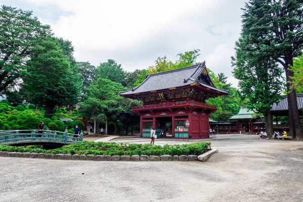 Nezu Altare Eller Nezu Jinja Traditionell Och Historiska Shintotempel Tokyo — Stockfoto