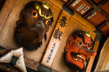 Fujiyoshida Sengen Tapınağı, Japonya - Eylül 2018.