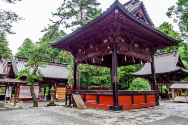 Fujiyoshida Sengen Tapınağı, Japonya - Eylül 2018.