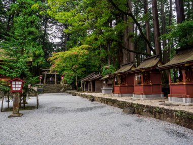 Fujiyoshida Sengen Tapınağı, Japonya - Eylül 2018.