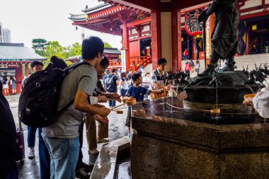 Sensoji Tapınağı veya Asakusa Templetokyo, Japonya. Eylül 22, 2018.
