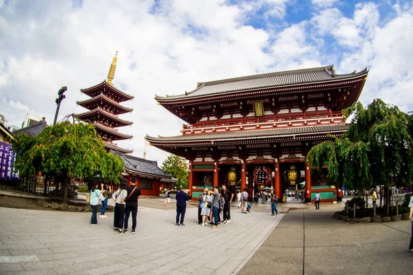 Templo Sensoji Asakusa Templetokio Japón Sep 2018 — Foto de Stock