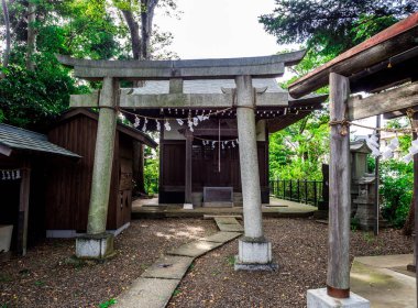 Kawagoe, bir küçük sokak, Saitama-ken, Japon, Eylül 2018 toplayan alanda Old Town.