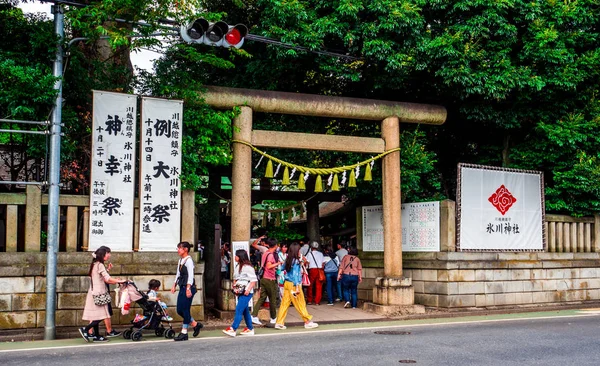 川越氷川神社川越県 2018年 — ストック写真